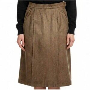 Vintage HAUBER Sporting Life Wool Hunting Skirt Size 10 US Germany Equestrian
